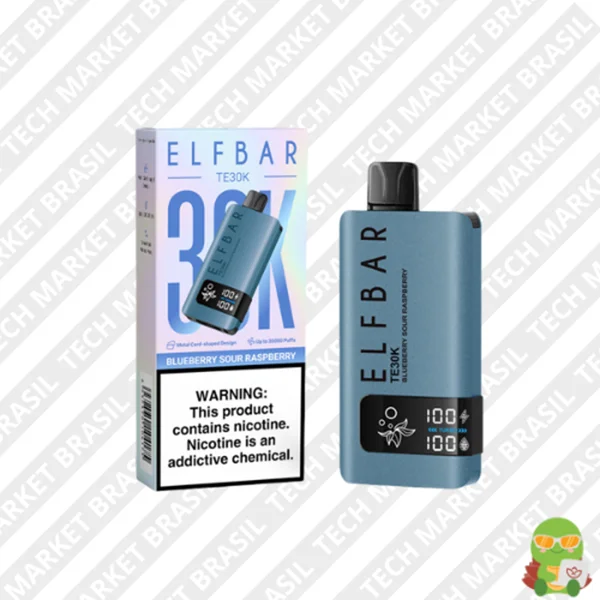 Elf Bar TE30K – 30000 Puffs – Pod Descartavél Blueberry Sour Raspberry