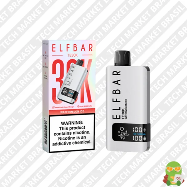 Elf Bar TE30K – 30000 Puffs – Pod Descartavél Watermelon Ice