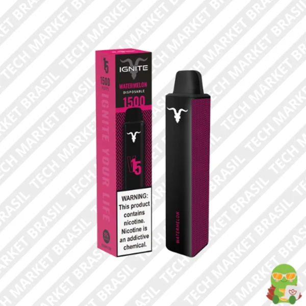 Ignite V15 – 1500 Puffs – Pod Descartavél watermelon ice