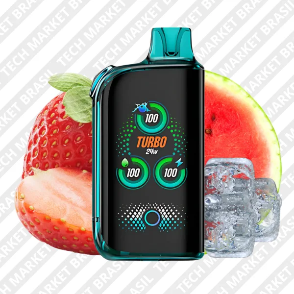 WAKA 36k Ice Blast – 36000 Puffs – Pod Descartável Strawberry Watermelon