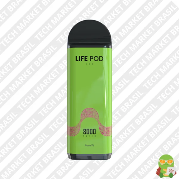 Refil Life Pod Eco – 8000 Puffs – Pod Descartável waterberry gummy