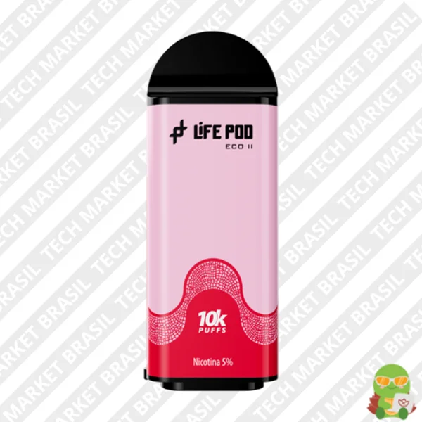 Refil Life Pod Eco 2 – 10000 Puffs – Pod Descartável Cranberry Cake