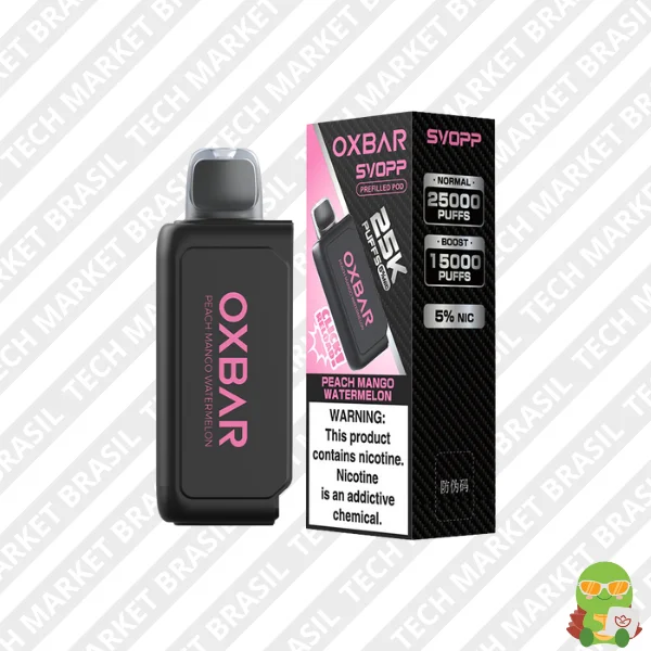 OXBAR SVOPP REFIL 32K – 32000 Puffs – Pod Descartavél Peach Mango Watermelon