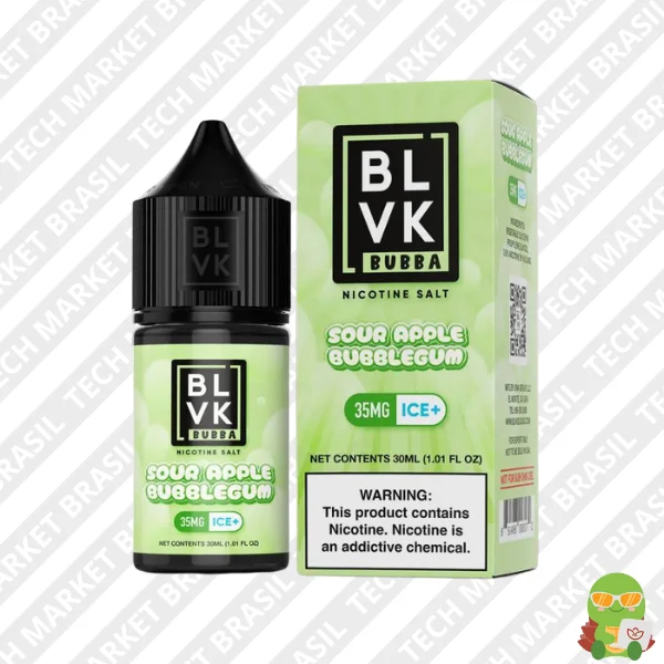 BLVK Bubba – Nic Salt – 30 ml Sour Apple Bubblegum