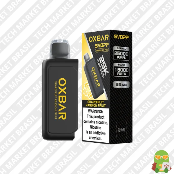 OXBAR SVOPP REFIL 32K – 32000 Puffs – Pod Descartavél GrapeFruit Passion Fruit