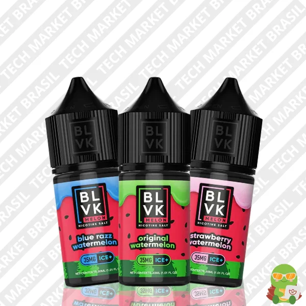 Principal do E-liquido BLVK Melon – Nic Salt na Tech