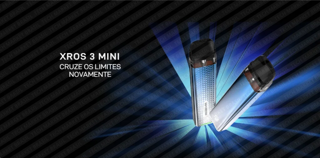 Banner do Pod System Vaporesso XROS 3 Mini – 1000 mAh na Tech Market Brasil