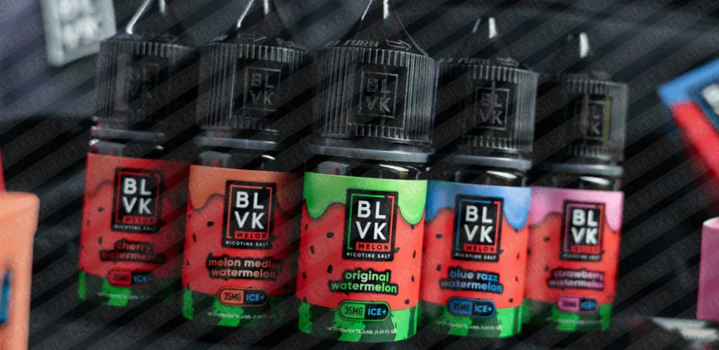 Banner do E-liquido BLVK Melon – Nic Salt na Tech