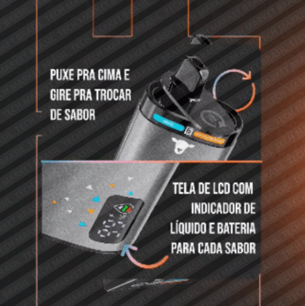 Troca de sabor do Pod Descartável The Black Sheep 20K Dual Tankna Tech