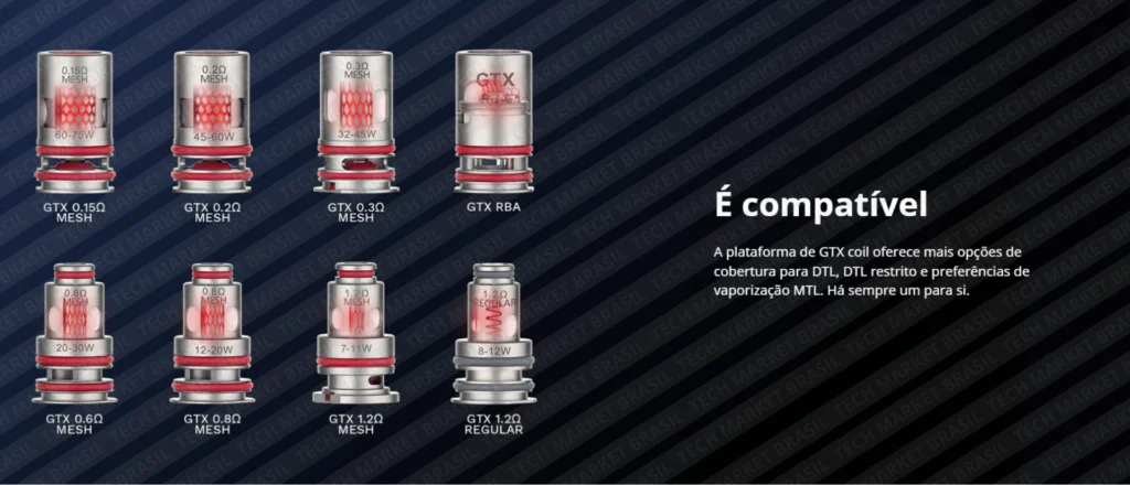 Banner da Coil GTX Vaporesso na Tech