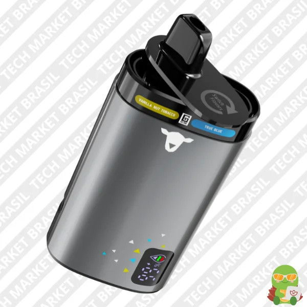 Pod Descartável The Black Sheep 20K Dual Tank, sabor Vanilla Nut Tobacco + True Blue na Tech