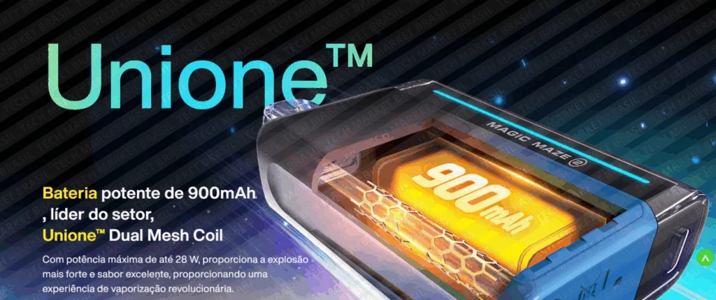 Tecnologia Unione do Pod Descartavél Oxbar GK30 Zodiac Edition na Tech Market Brasil