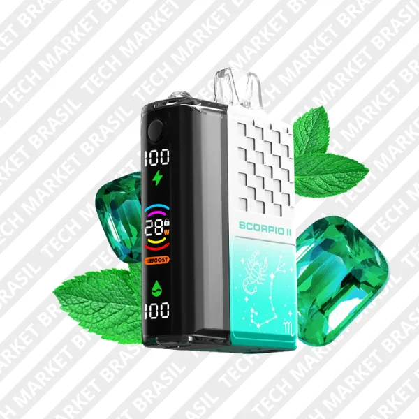 Pod Descartavél Oxbar GK30 Zodiac Edition - Clear Emerald na Tech Market Brasil