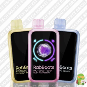 Principal do Pod Descartavel RABBEATS RC10000 Touch na Tech Market Brasil