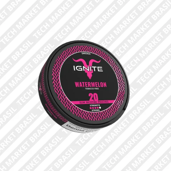 Principal do snus ignite na Watermelon Tech Market Brasil
