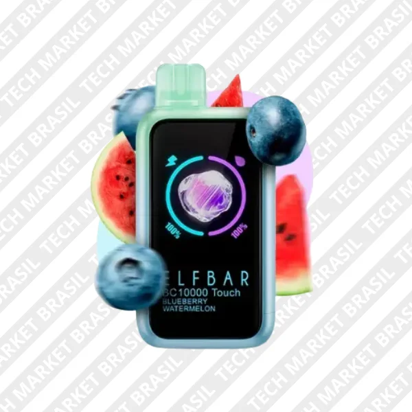 Pod Descartável Elf Bar Bc 10000 Touch - Blueberry watermelon na Tech Market Brasil