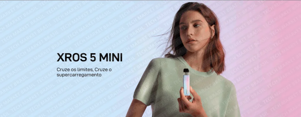 Apresentação do Pod System Vaporesso Xros 5 mini na Tech Market Brasil