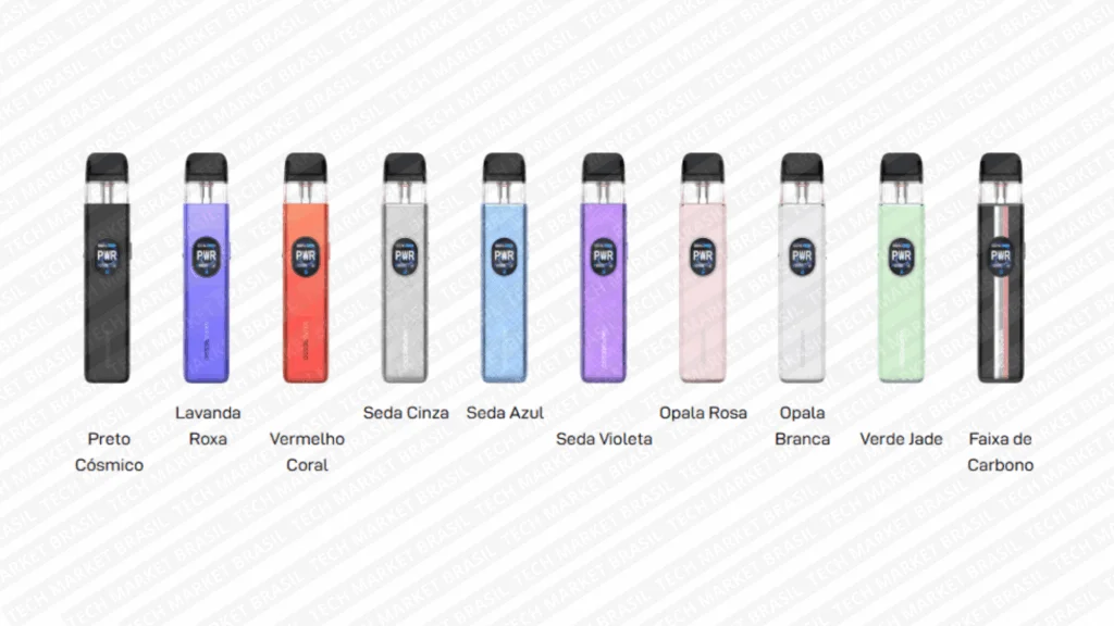 Cores do Pod System Vaporesso Xros 5 Tech Market Brasil