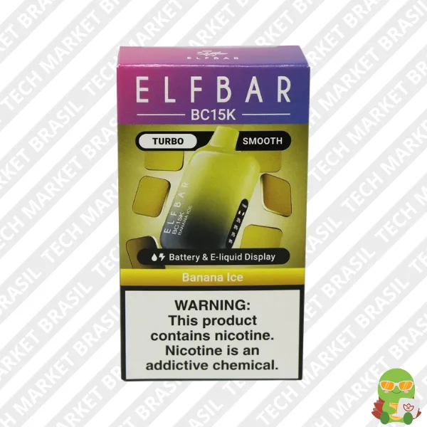 Elf Bar BC15K Banana Ice na tech market brasil