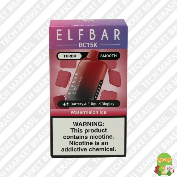 Elf Bar BC15K Watermelon Ice na tech market brasil