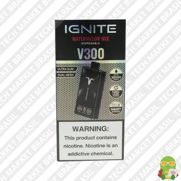Pod Descartável Ignite V300 - Watermelon Mix na Tech Market Brasil