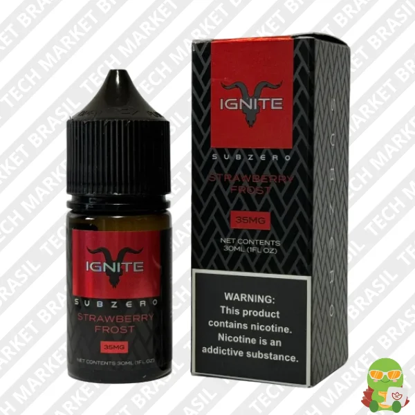 Nic Salt Ignite Subzero Strawberry Frost na Tech Market Brasil