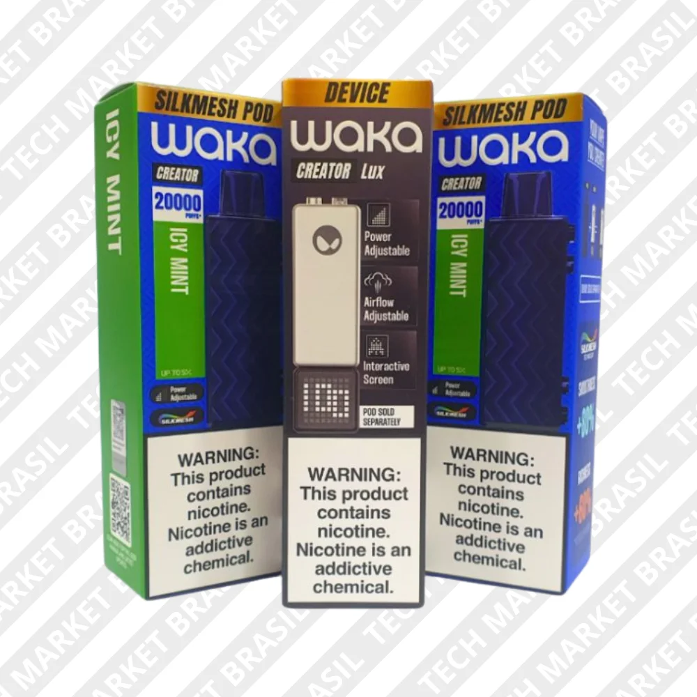 Ads do Pod Descartável Kit Waka Creator 40k na Tech Market Brasil