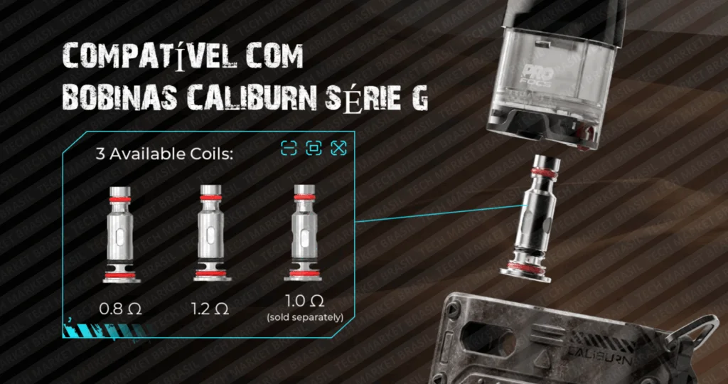 Compatibilidade do pod system uwell caliburn tenet koko na Tech Market