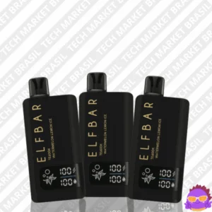 Principal do Pod Descartável Elf Bar TE30K Black and Gold na Tech Market Brasil