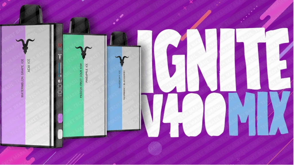 Banner do Pod descartável Ignite V400 Mix Dual Tank 40000 puffs original Tech Market Brasil