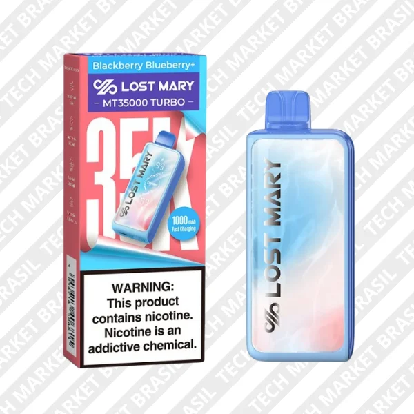 Pod Descartavél Lost mary MT 35000 Turbo Blackberry Blueberry Plus