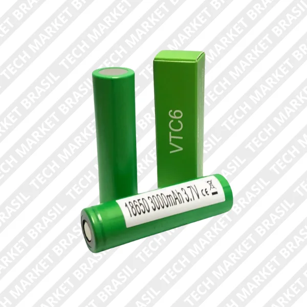 Bateria 18650 Sony VTC6 – 3000mAh – 30A - Imagem 2