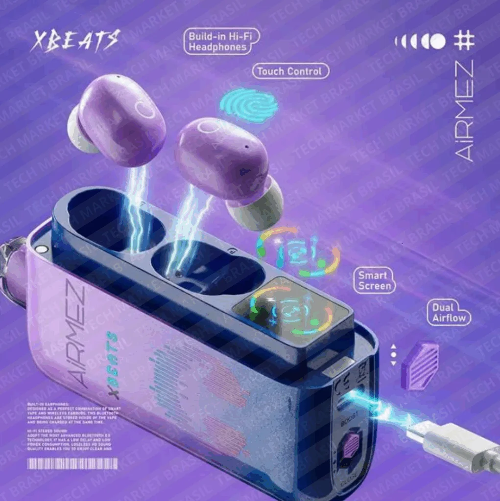 AD do Pod Descartavél Xbeats 40k AiRMEZ na Tech Market Brasil