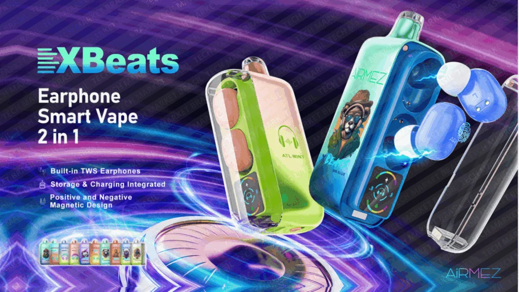 Banner do Pod Descartavél Xbeats 40k AiRMEZ na Tech Market Brasil