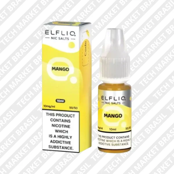 E-liquido Nic Salt Elfliq Mango na Tech Market Brasil
