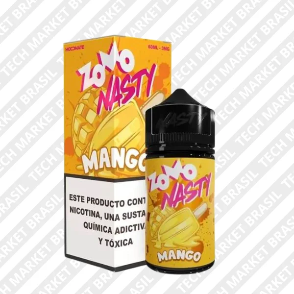 Líquido ZOMO Nasty Linha Picolé - Picolé de Manga na Tech Market Brasil