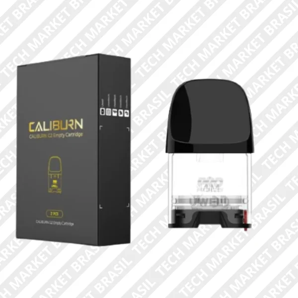 pack com uma unidade do Cartucho Caliburn G2 e GK2 na Tech Market Brasil