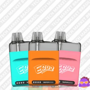 Pod System Vaporesso Eco Nano 2 – design compacto em destaque, com bateria 1000mAh e cartucho 6mL, disponível na Tech Market Brasil.