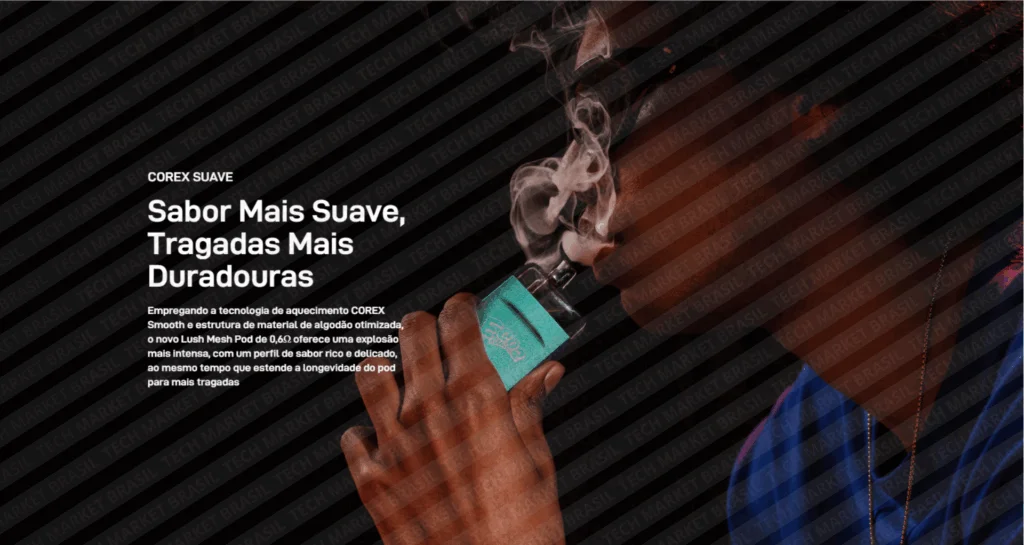 Tecnologia do Pod System Vaporesso Eco Nano 2 disponível na Tech Market Brasil.