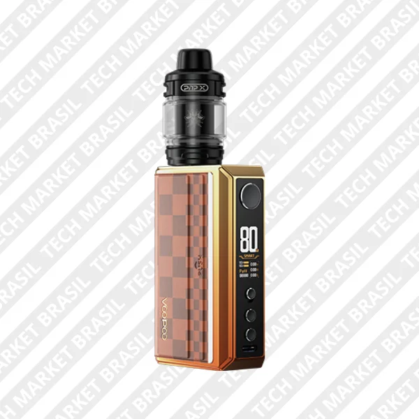 Vaper Voopoo Drag 5 cor Sunset Orange na Tech Market Brasil