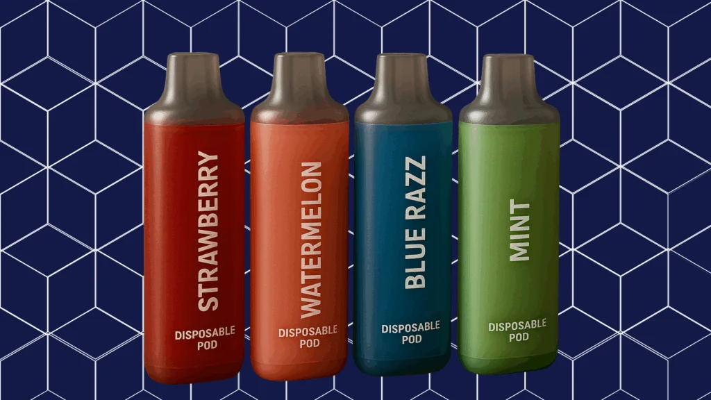 Banner do nosso Top 5 melhores sabores de pod descartável em 2025