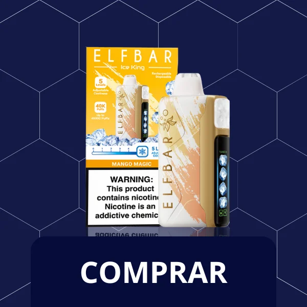 Top 5 Elf Bar 40k Ice King sabor Mango Magic