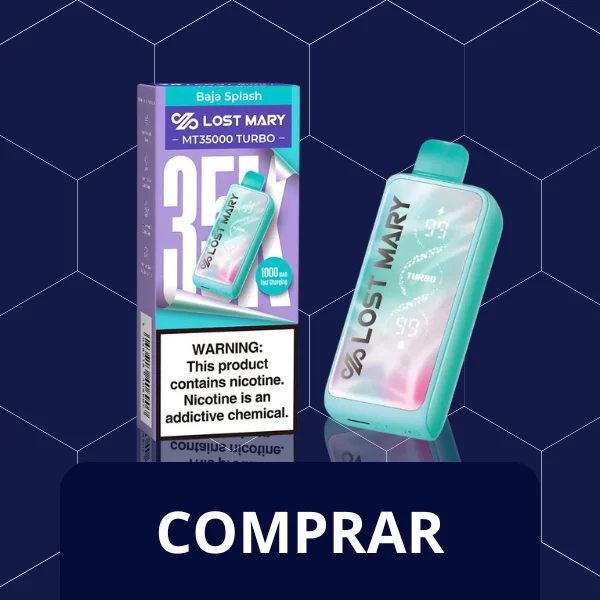 Top 1 Lost Mary Mt 35000 Puffs sabor baja splash