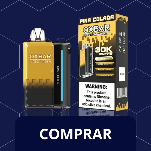 Top 3 Oxbar Magic Maze 2 30k puffs sabor pina colada