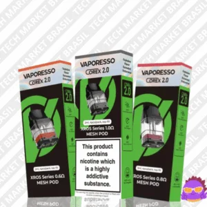 Principal do cartucho com coil Xros COREX 2.0