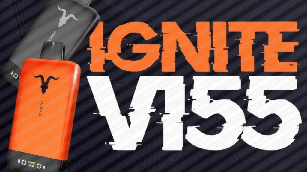 Banner do Pod Descartável Ignite V155 na Tech Market Brasil