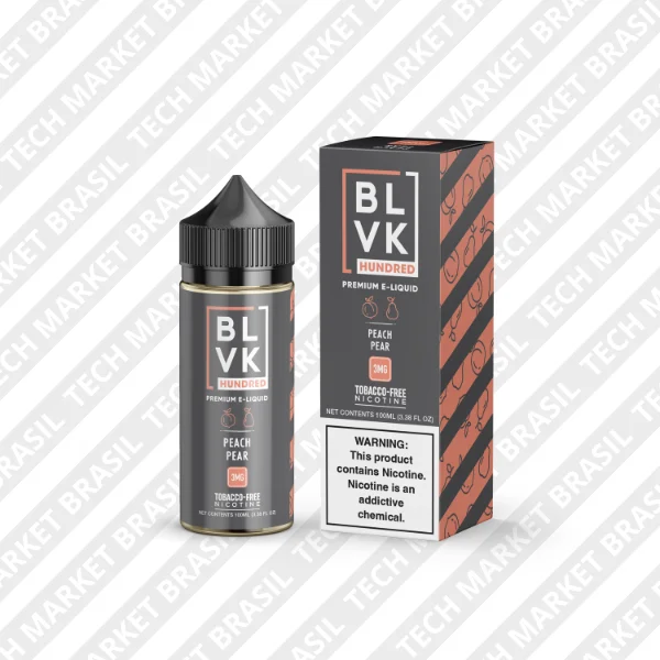 E-líquido Freebase BLVK Hundred Sabor Peach Pear