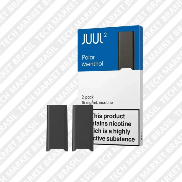 Refil Juul 2 Sabor Polar Menthol na Tech Market Brasil