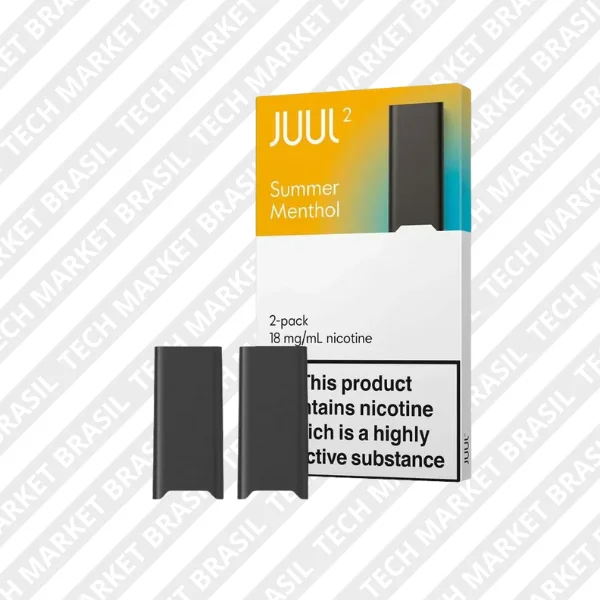 Refil Juul 2 Sabor Summer Menthol na Tech Market Brasil