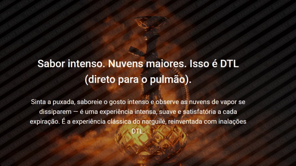 Bobina de Malha do Pod Descartável Elfbar E-shisha Luxe na Tech Market Brasil